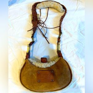 UGG Sherpa and suede bag